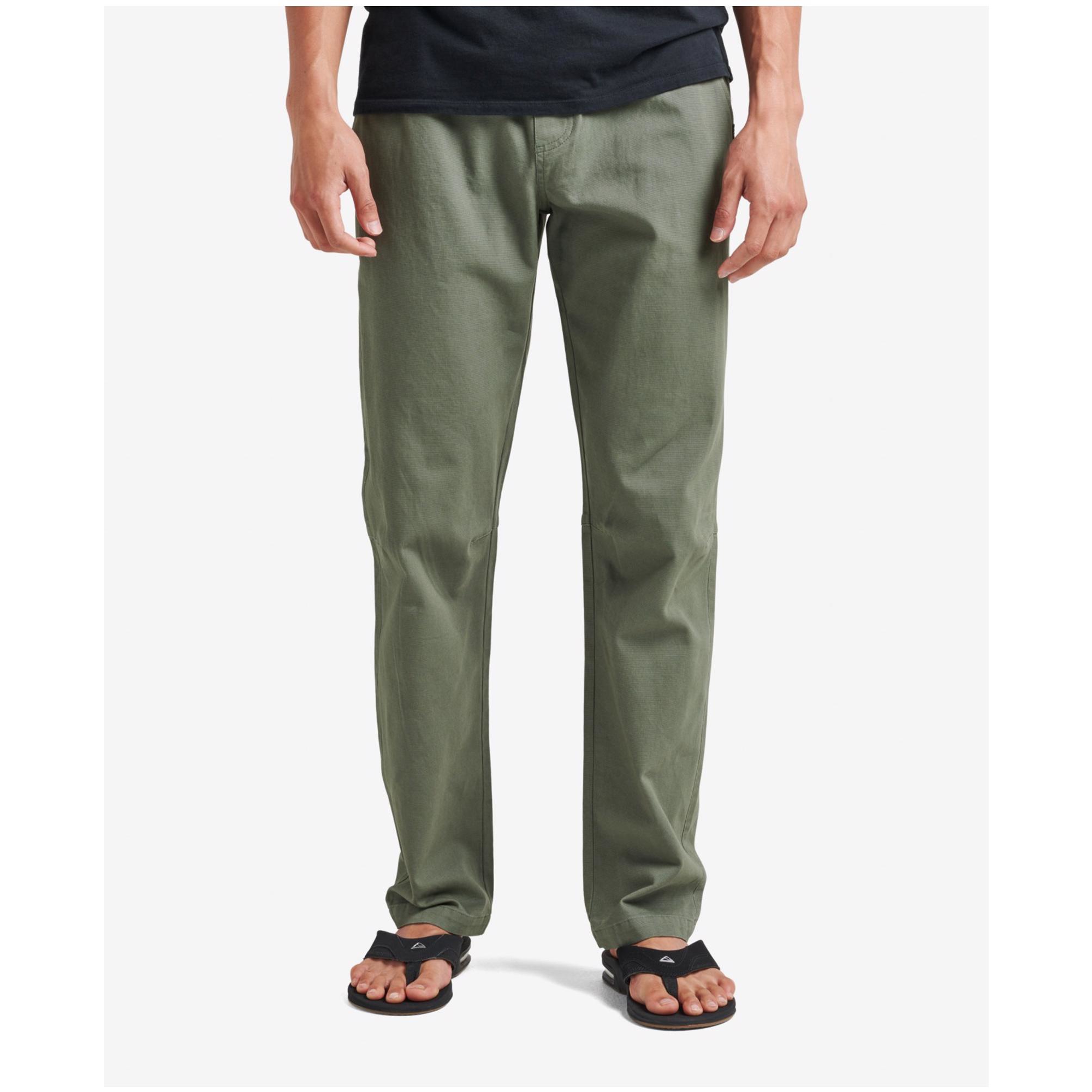 Reef Mens Matthew Drawstring Casual Jogger Pants, Green, XX-Large